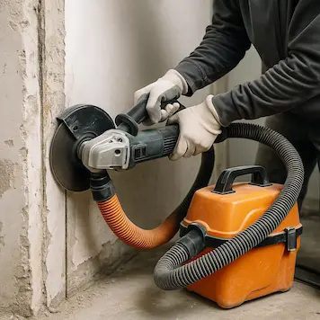 Staubarme Trennarbeiten