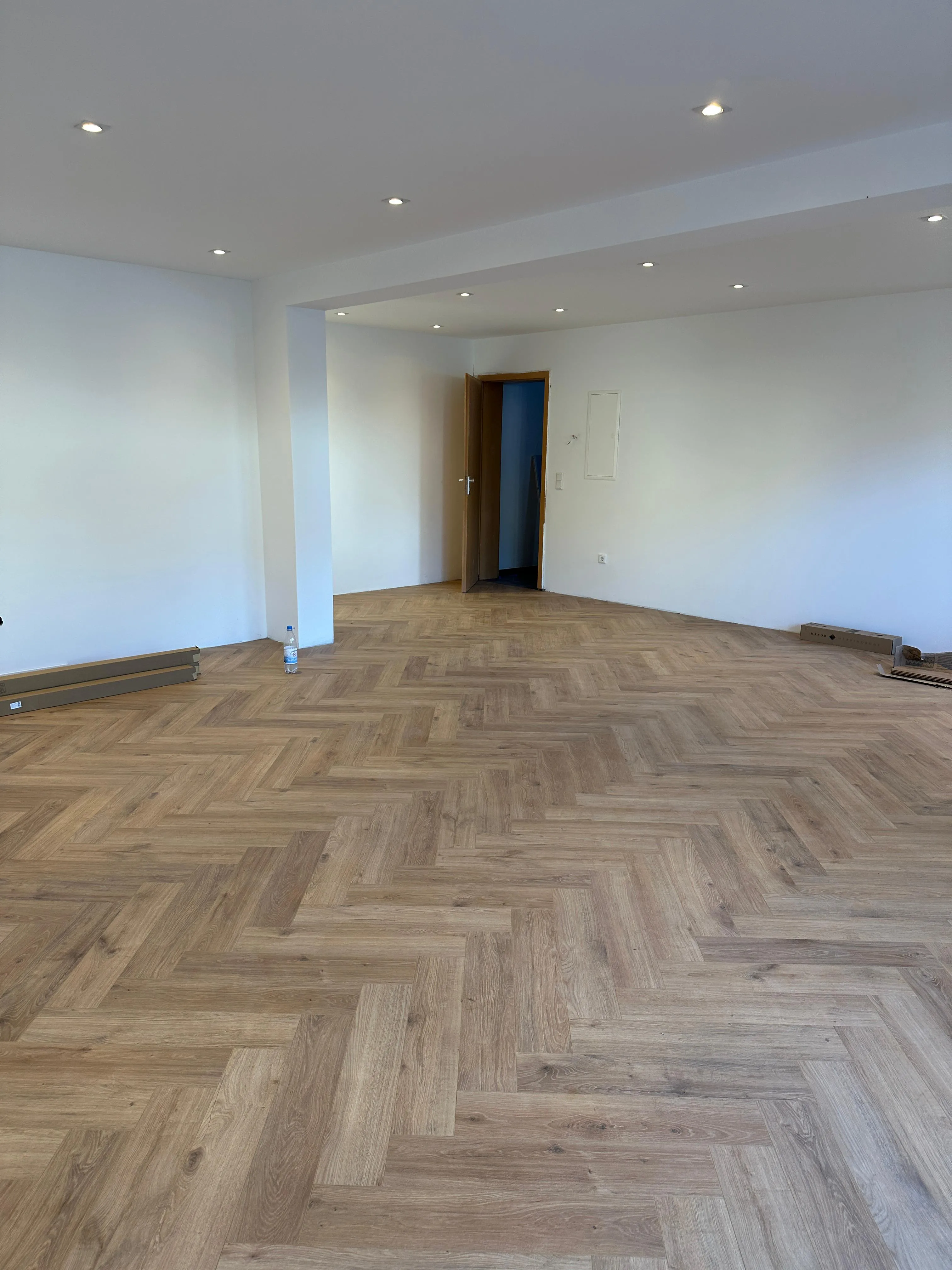 Parkett in Fischgrätenoptik